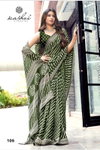 Lavanya By Kashvi 101 To 108 Dull Moss Digital Printed Saree Wholesale Surat